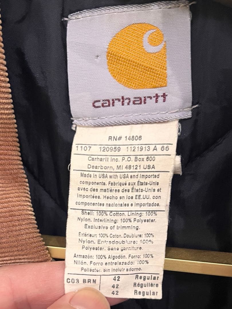 ダックジャケット carhartt カーハート　ジャケット