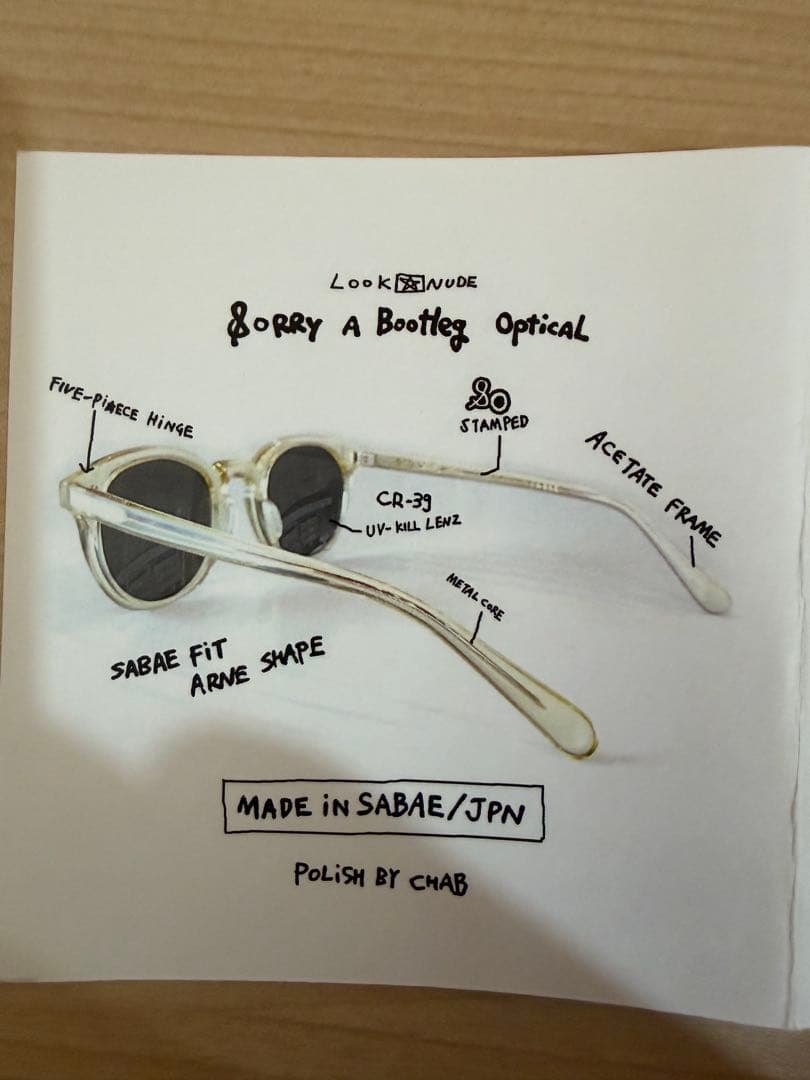 イ*チ様 Sorry A Bootleg 鯖江 Sabae サングラス 初期