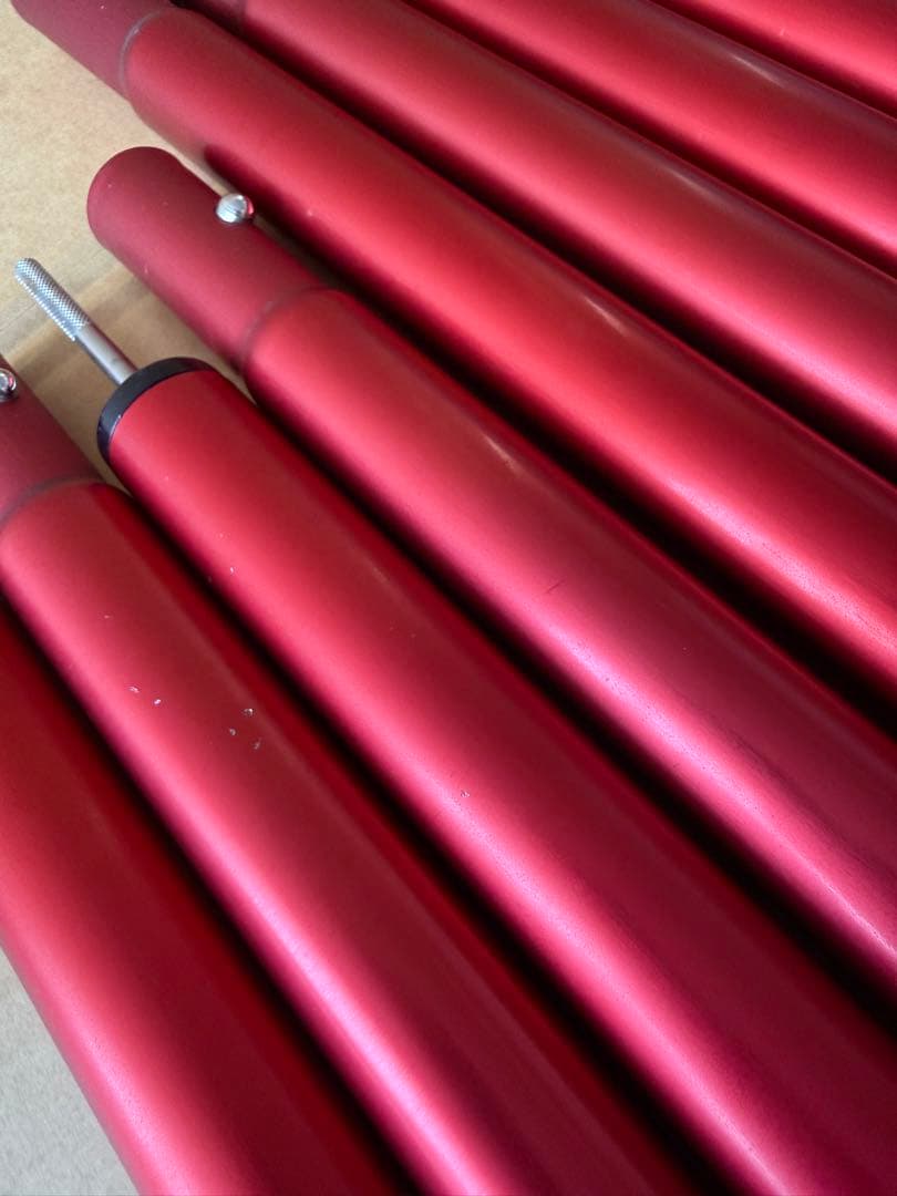 スノーピーク ウイングポール レッド 240/280 ② USED
