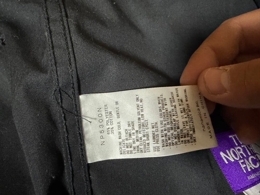 ノースフェイス　パープルレーベル65/35ベイカーパンツ サイズ36