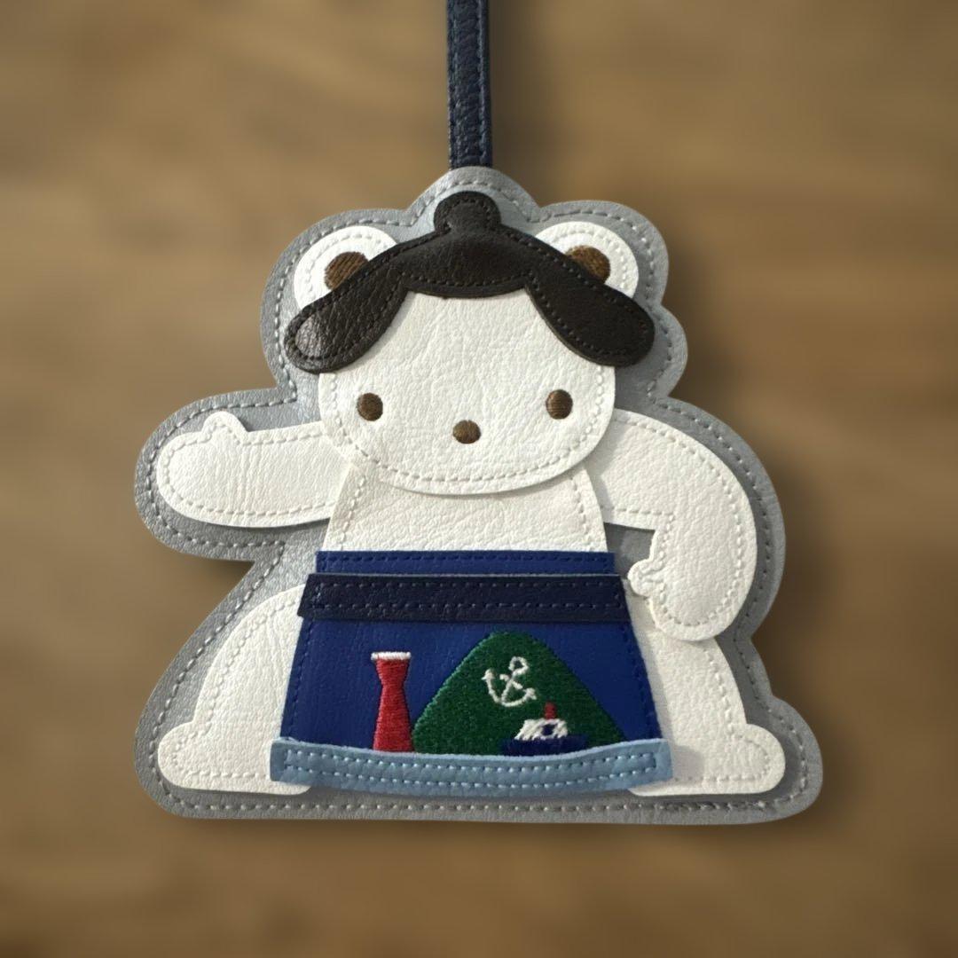 （最終価格）ファミリア　大相撲　レザーチャーム