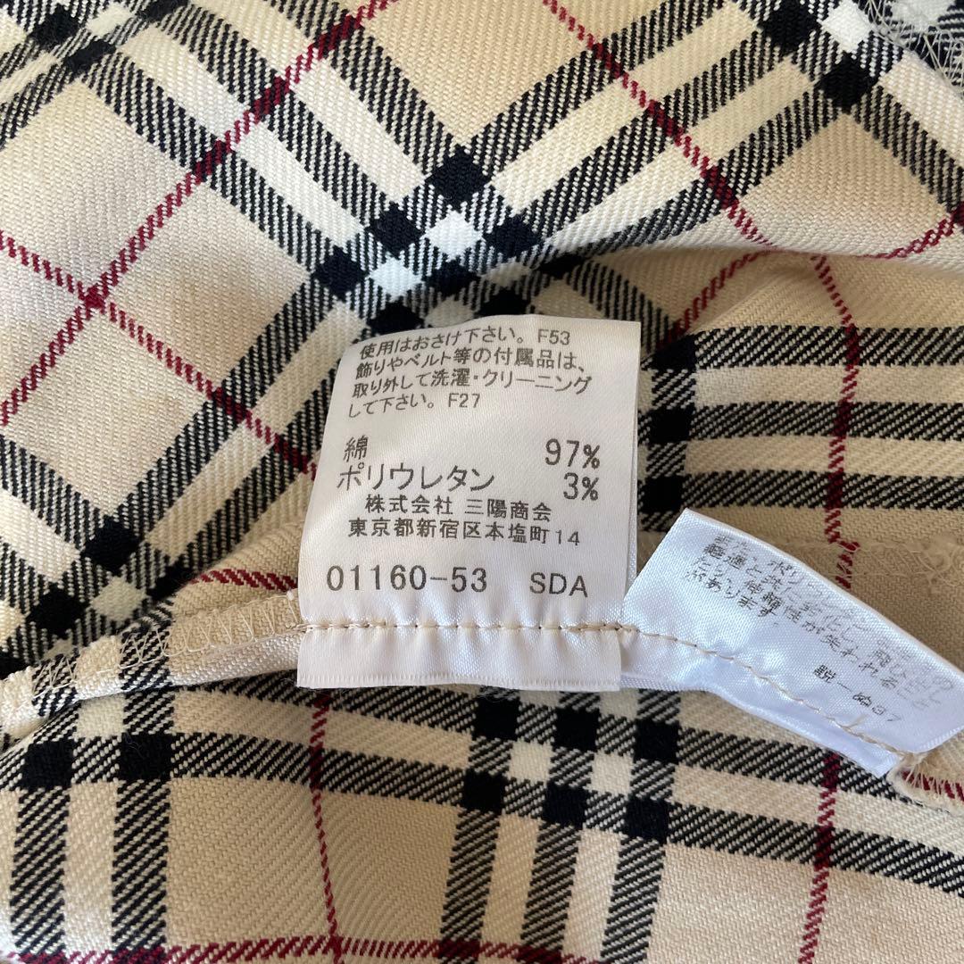 【美品】burberry ノバチェック ワンピース フレアシルエット Aライン