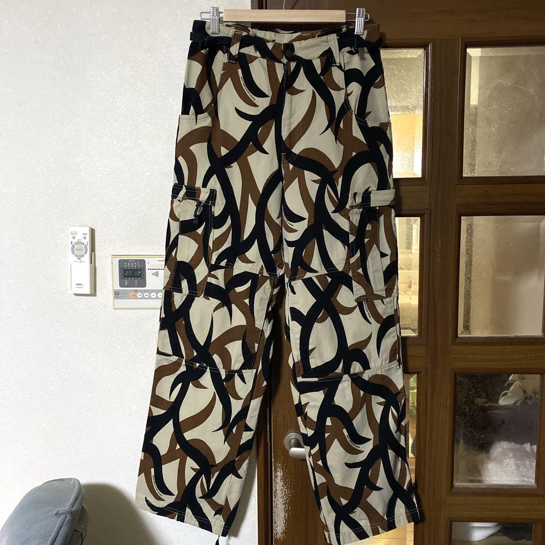 ASAT トライバルカモ パンツ 軍パン ワイド ビンテージ コットン100%