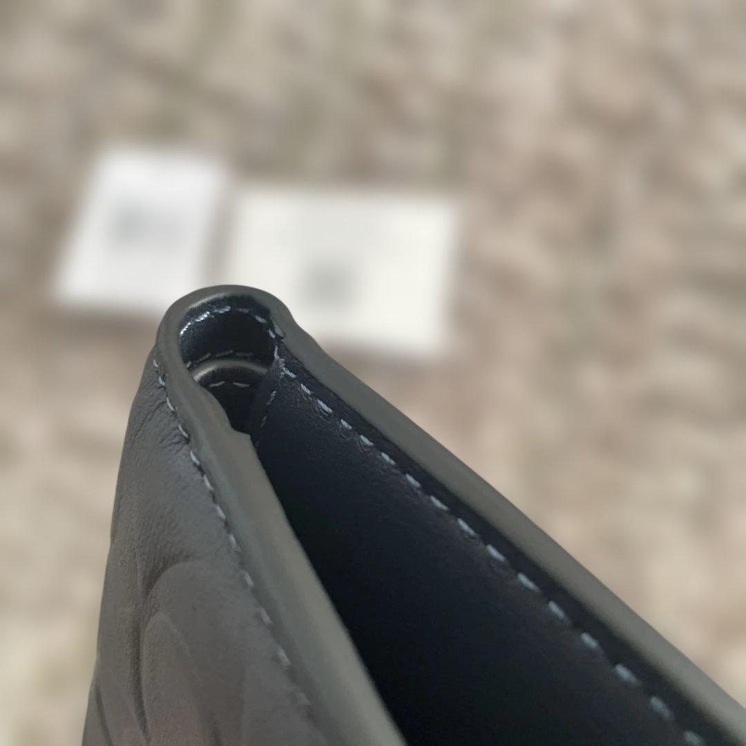 新品未使用　55,000円　COACH ミッドナイトネイビー 二つ折り財布