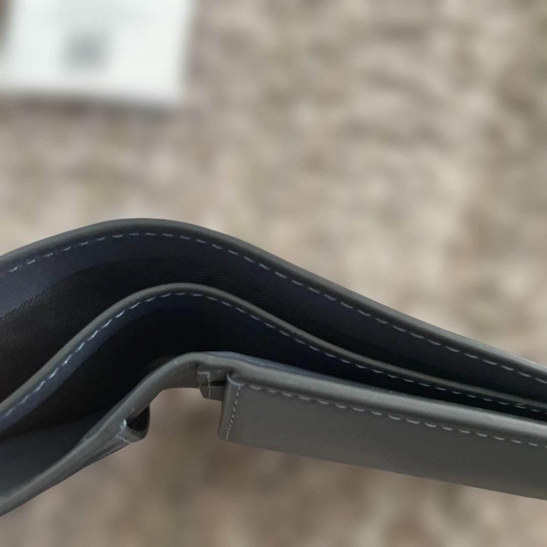 新品未使用　55,000円　COACH ミッドナイトネイビー 二つ折り財布