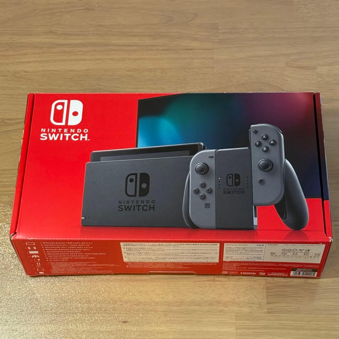 7-193 Switch 本体 バッテリー強化版 グレー 箱付き