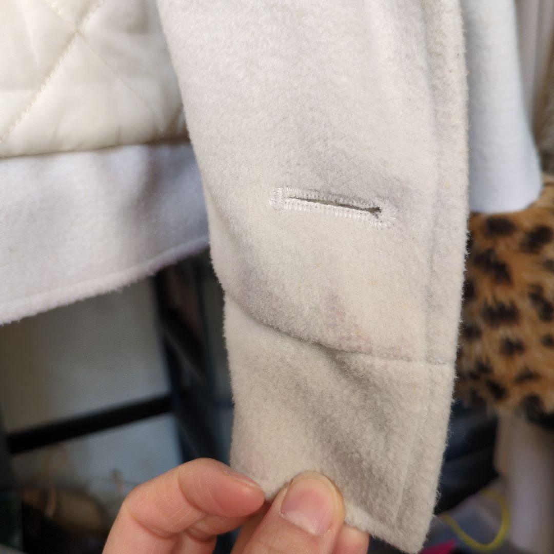 元祖【d.i.a.】 ホワイト レオパード柄ファー　ジャケット