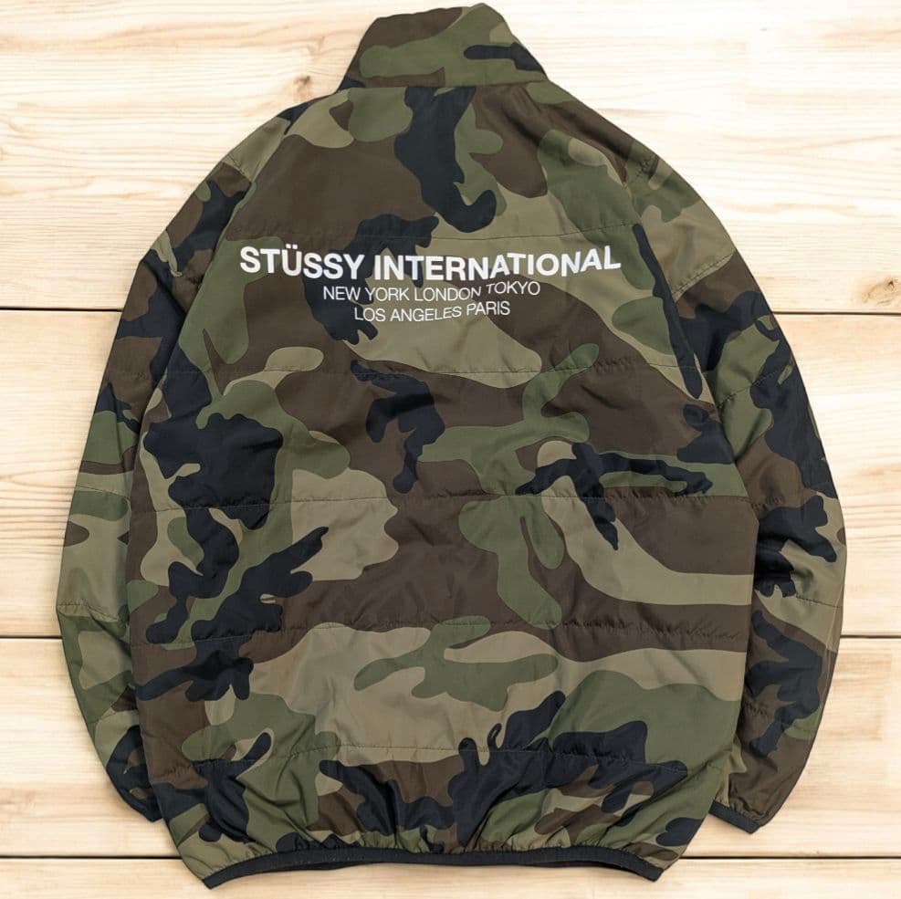 ✨希少✨ STUSSY ステューシー リバーシブル ジャケット カモフラ 黒