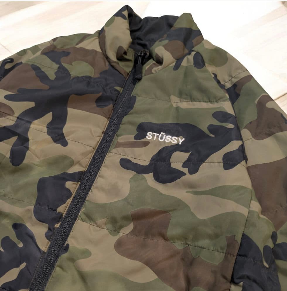 ✨希少✨ STUSSY ステューシー リバーシブル ジャケット カモフラ 黒
