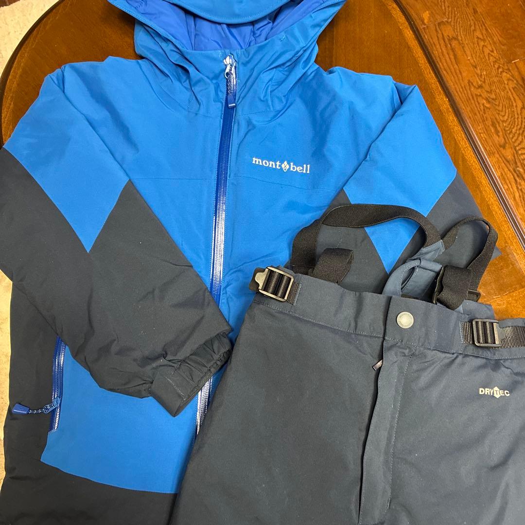 mont-bell☆パウダーステップジャケット&パンツ(130cm)