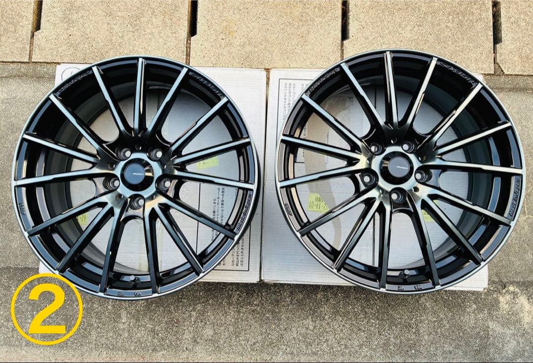 ②WedsSport SA-35R 18×7.0J 5穴 P.C.D114.3