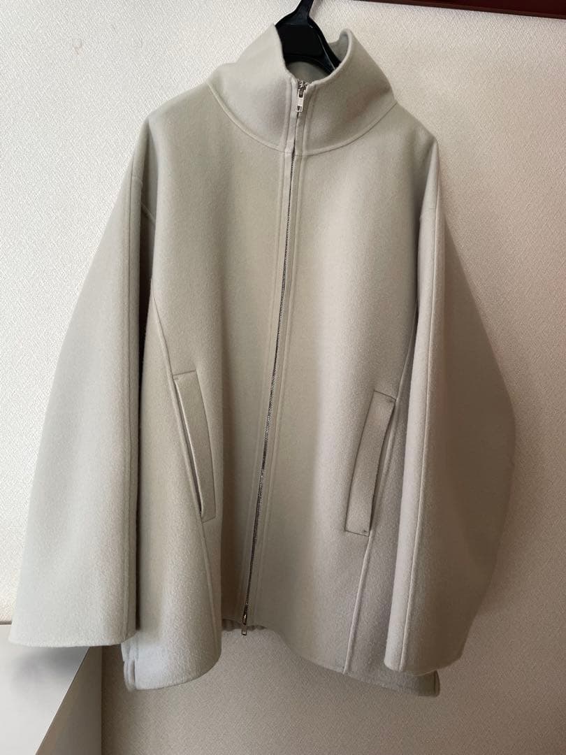 etretokyo メルトンスタンドネックリバーブルゾン　SAGE