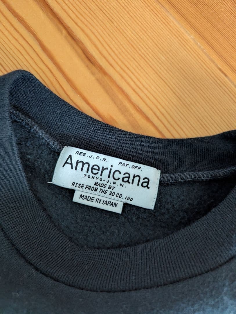 【24AW】アメリカーナAmericana★サイドボタンバックロゴスウェット