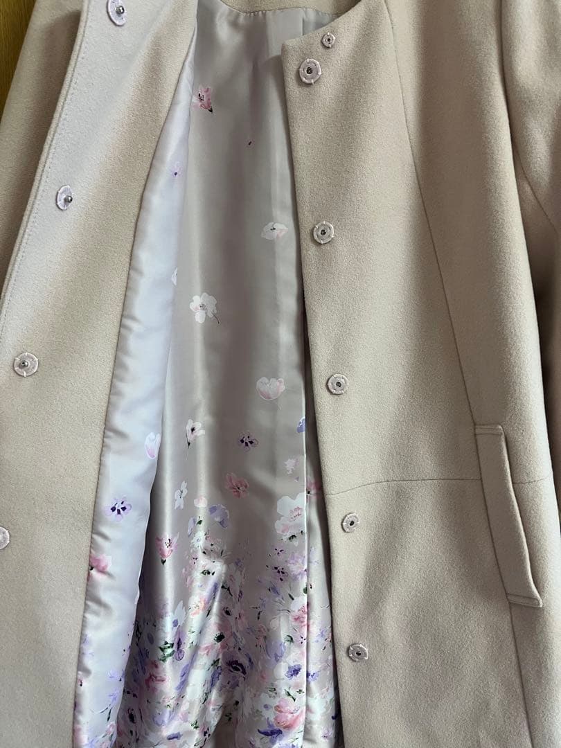 レッセ パッセ LAISSE PASSE ノーカラーコート さえこさんコート