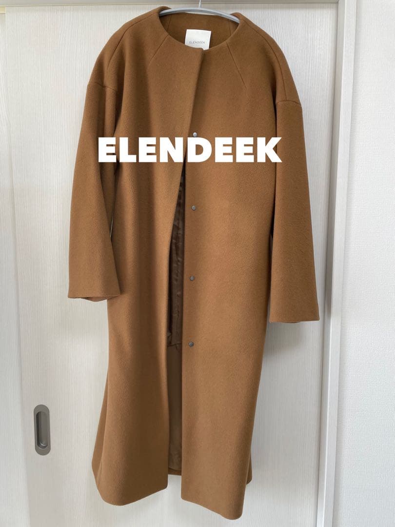 ELENDEEK キャメル ロングコート
