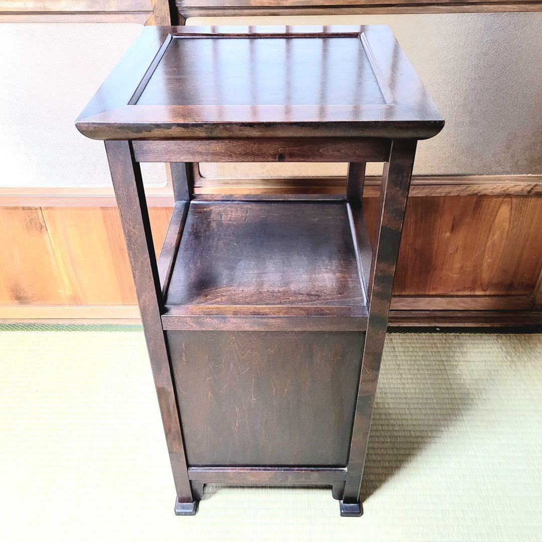 松本民芸家具 ミズメザクラ A型電話台