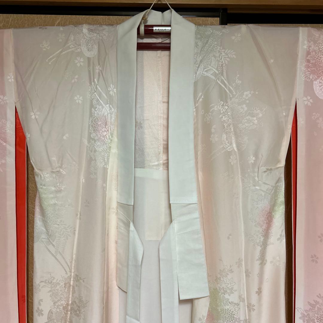 正絹 振袖 長襦袢 セット 辛子色　成人式