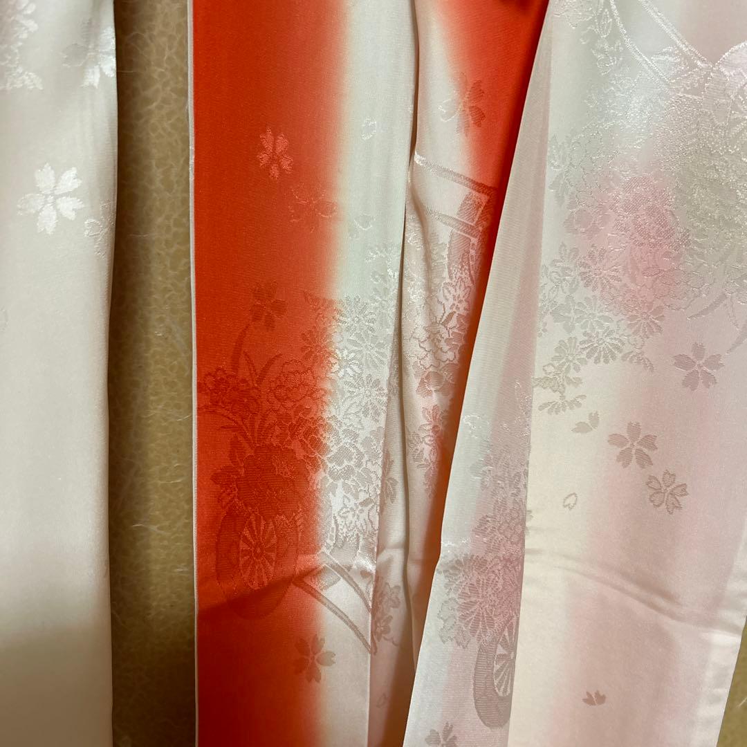 正絹 振袖 長襦袢 セット 辛子色　成人式