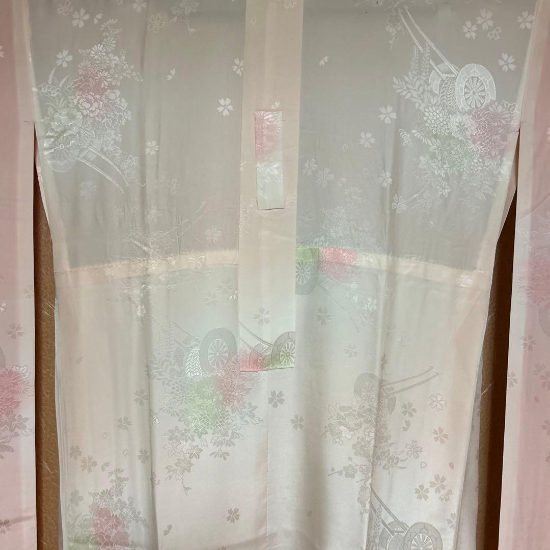 正絹 振袖 長襦袢 セット 辛子色　成人式