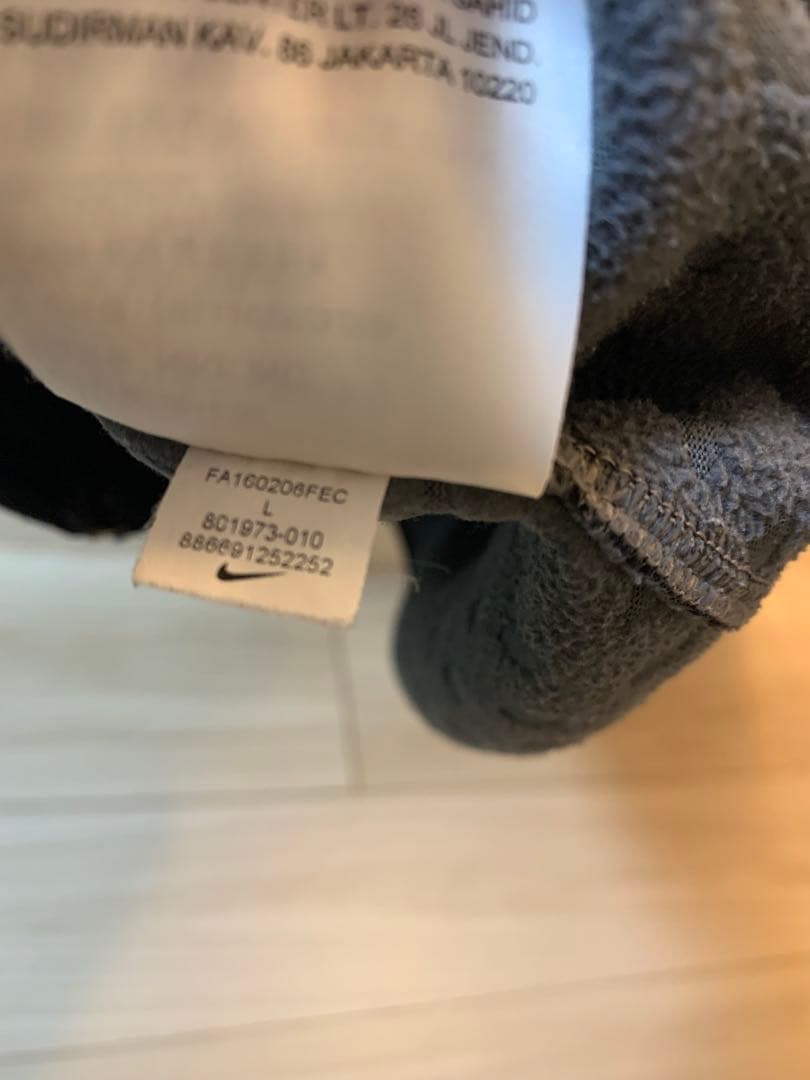 Nike フード付きジャケット 黒　ゴルフ