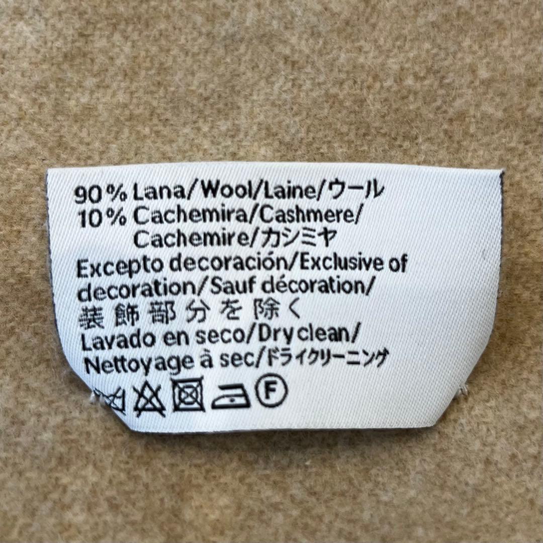 LOEWE ロエベ ウール カシミヤ マフラー バイカラー アナグラム 刺繍