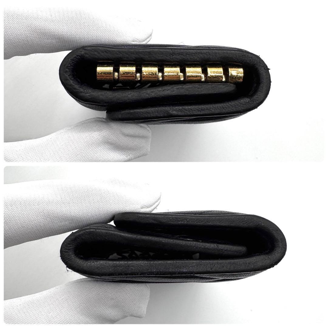 付属品完備✨ミュウミュウ　キーケース　6連　マテラッセ　ブラック