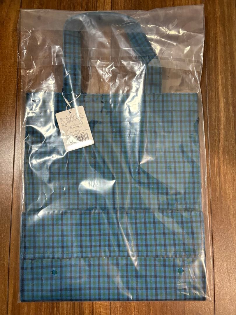 ♡新品未使用♡《ファミリア》トートバッグ(大) 青系ファミリアチェック