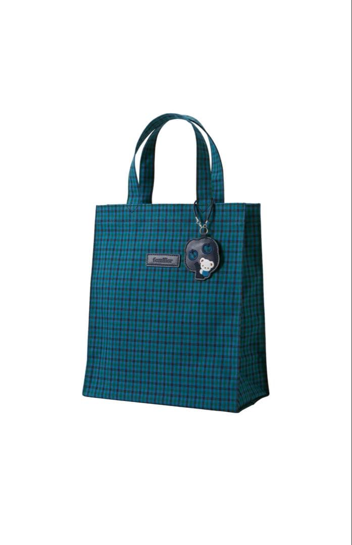 ♡新品未使用♡《ファミリア》トートバッグ(大) 青系ファミリアチェック