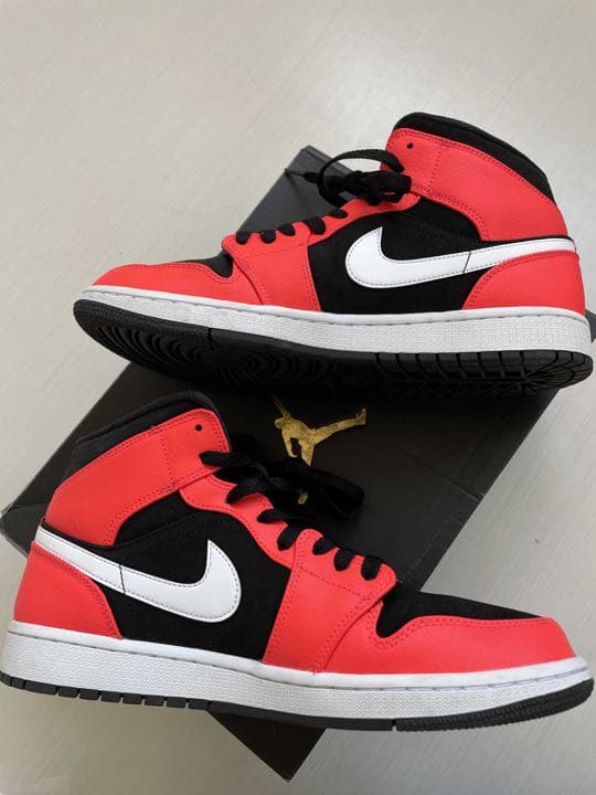 NIKE ナイキ エアジョーダン1 ミッド インフラレッド