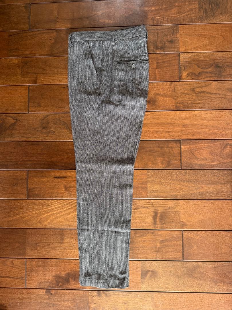 【新品未使用】スリーピース メンズ ツイード ヘリンボーン セットアップ