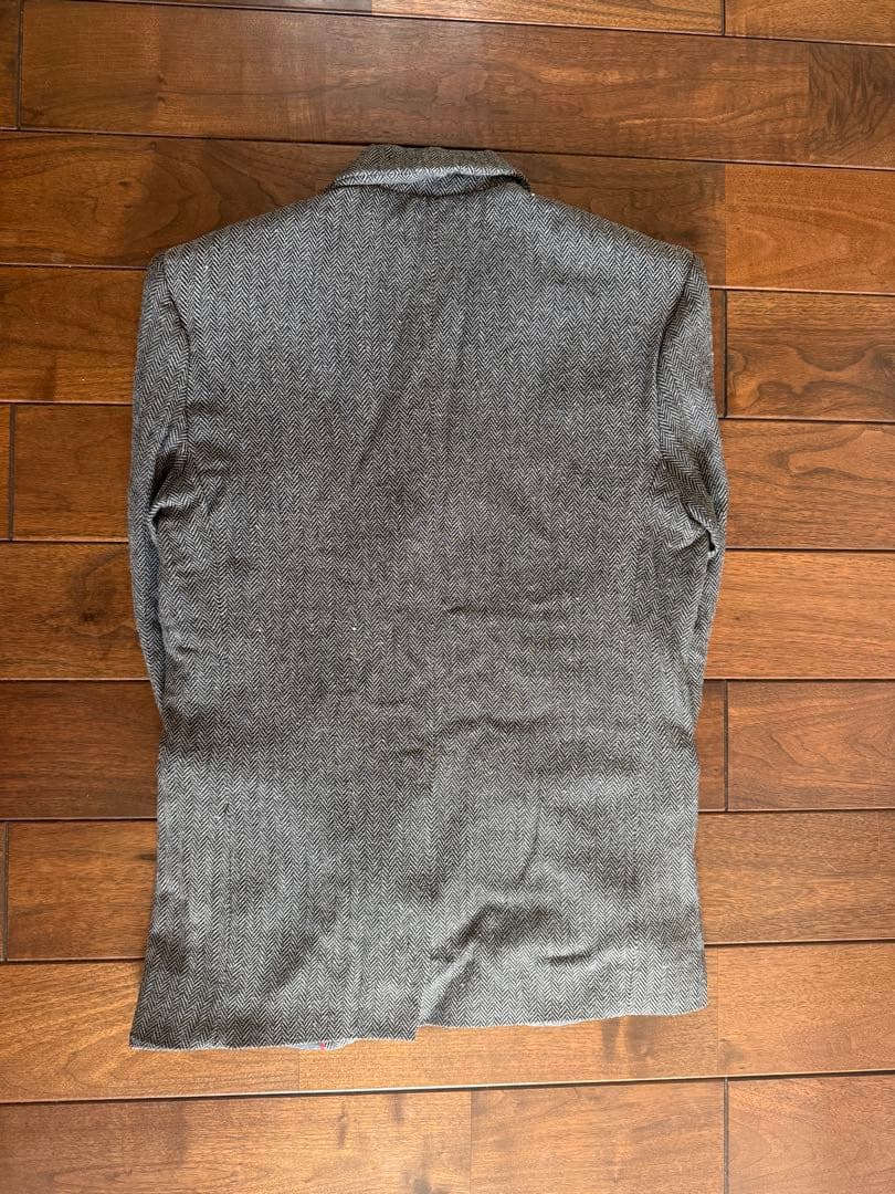 【新品未使用】スリーピース メンズ ツイード ヘリンボーン セットアップ