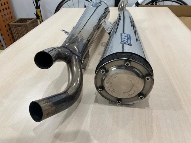 YAMAHA VMAX1200用SUPER TRAPP ステンレスマフラー