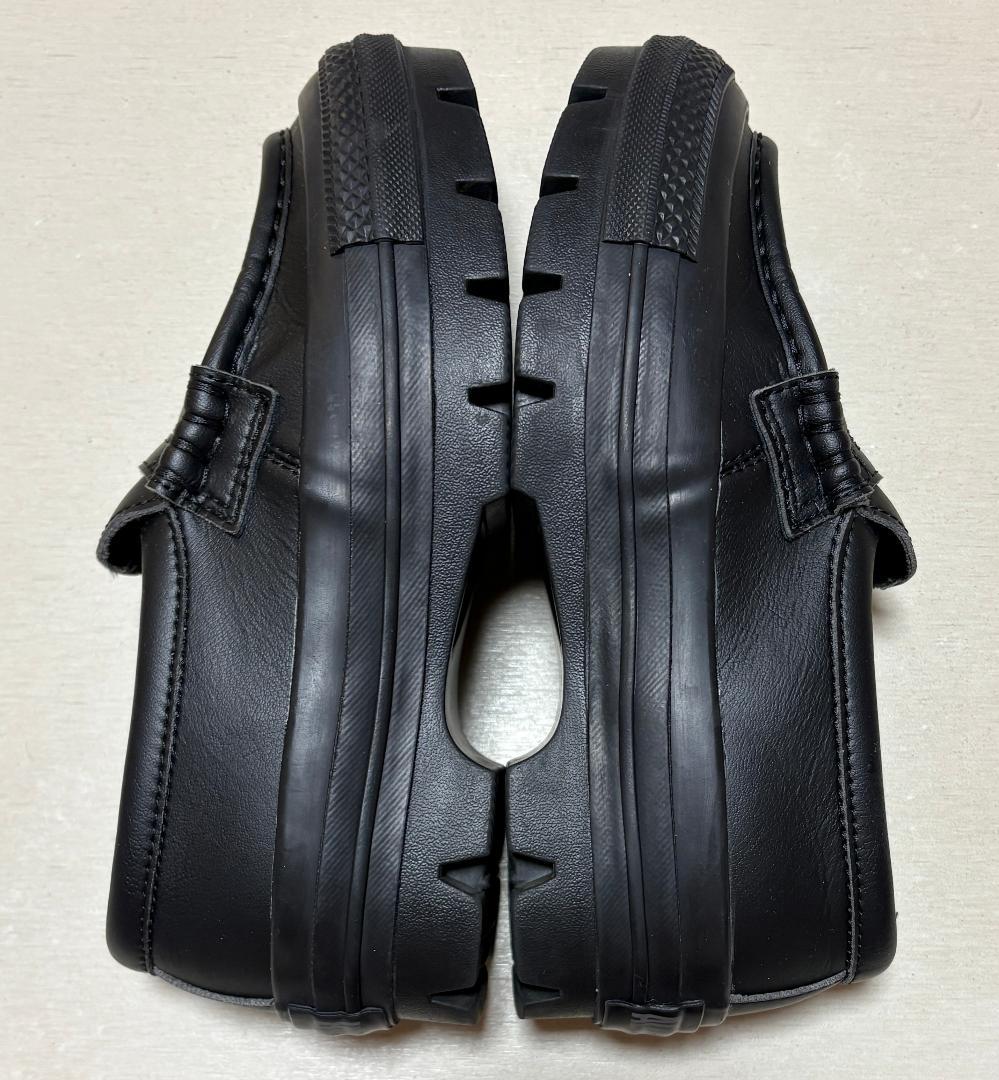 コンバース　オールスター　チャンク　ローファー　ブラック　23.5cm