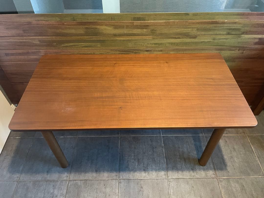 まとめ買い値引き交渉歓迎MUJI■天然木ウォルナット材 ミドルテーブル