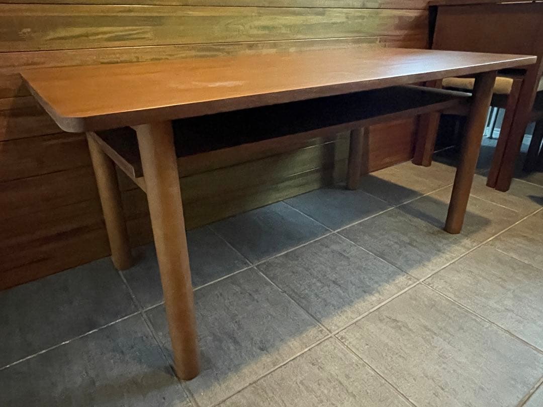 まとめ買い値引き交渉歓迎MUJI■天然木ウォルナット材 ミドルテーブル