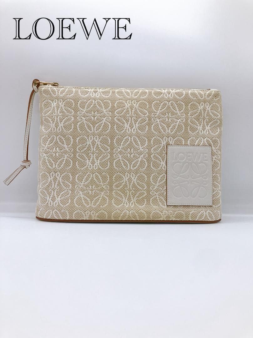 LOEWE オブロング アナグラム セカンドバッグ クラッチバッグ ポーチ