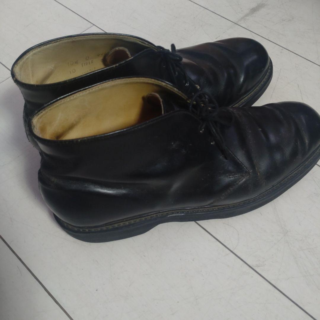 USPSポストマン風　レザー チャッカブーツ