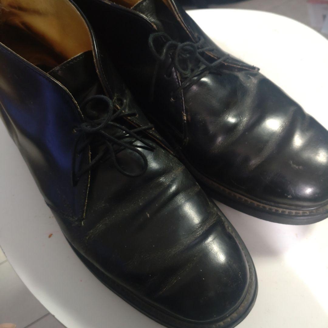 USPSポストマン風　レザー チャッカブーツ