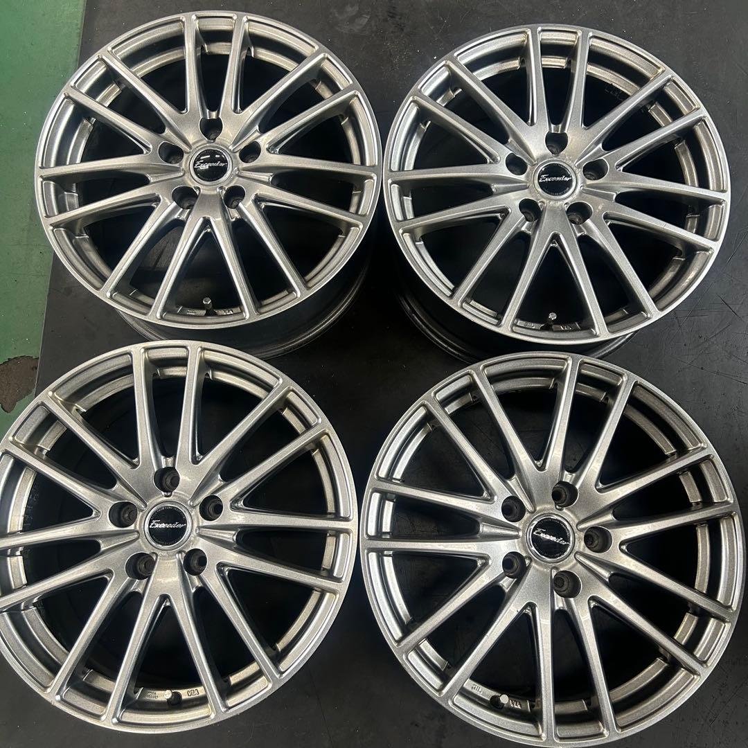 中古アルミ17X7.0　5/114　48　エクシーダ　4本セット