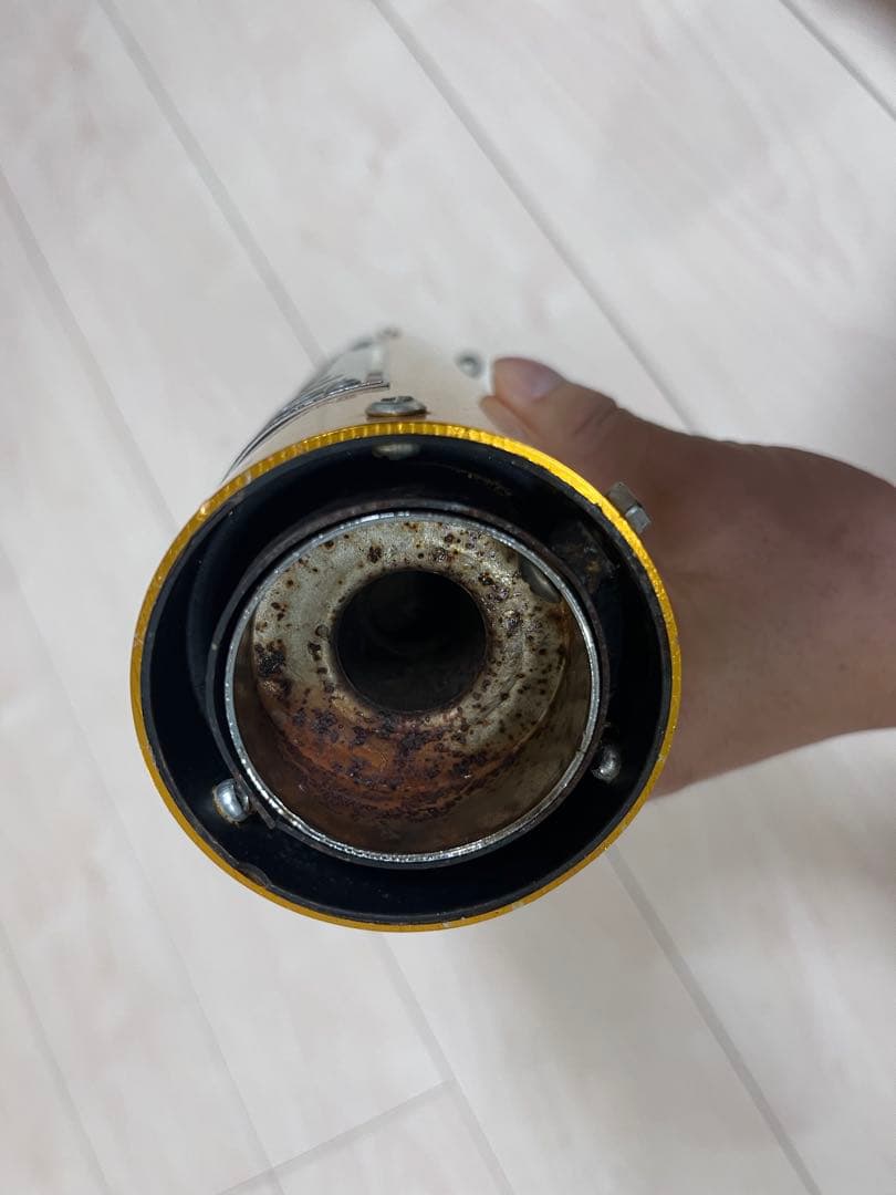 番長管　サイレンサー　50.8パイ マフラー ゴールド