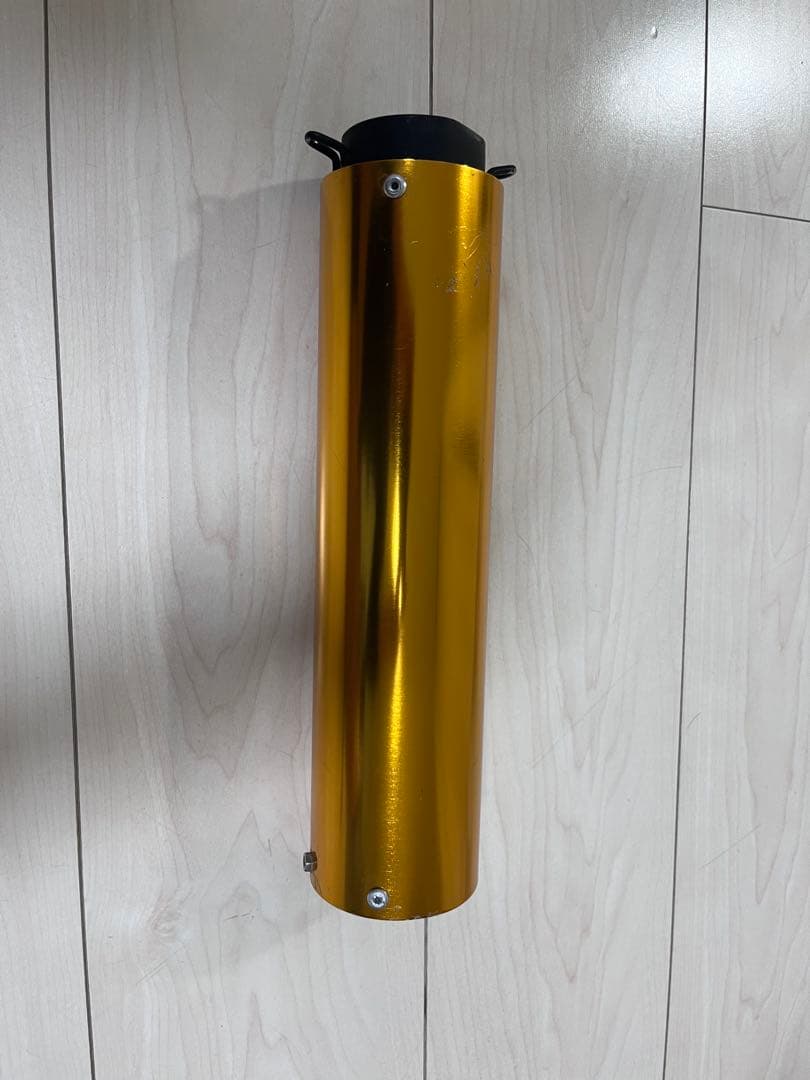 番長管　サイレンサー　50.8パイ マフラー ゴールド