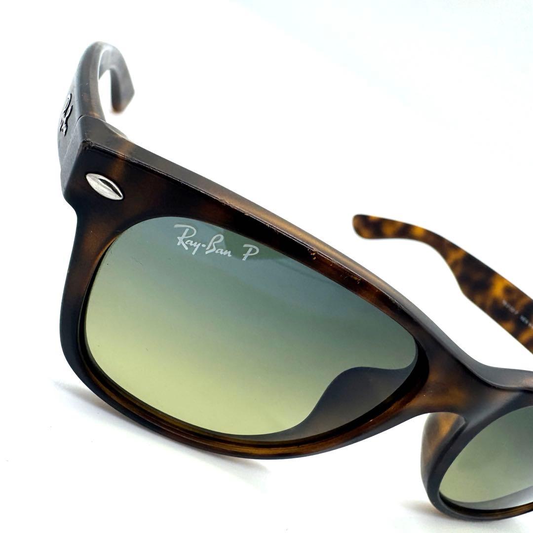 Ray-Ban NEW WAYFARER偏光サングラス2132-Fブラウンべっ甲