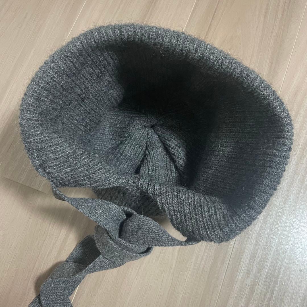 【完売品】ENTWURFEIN＜エントワフェイン＞ ニットキャップ グレー