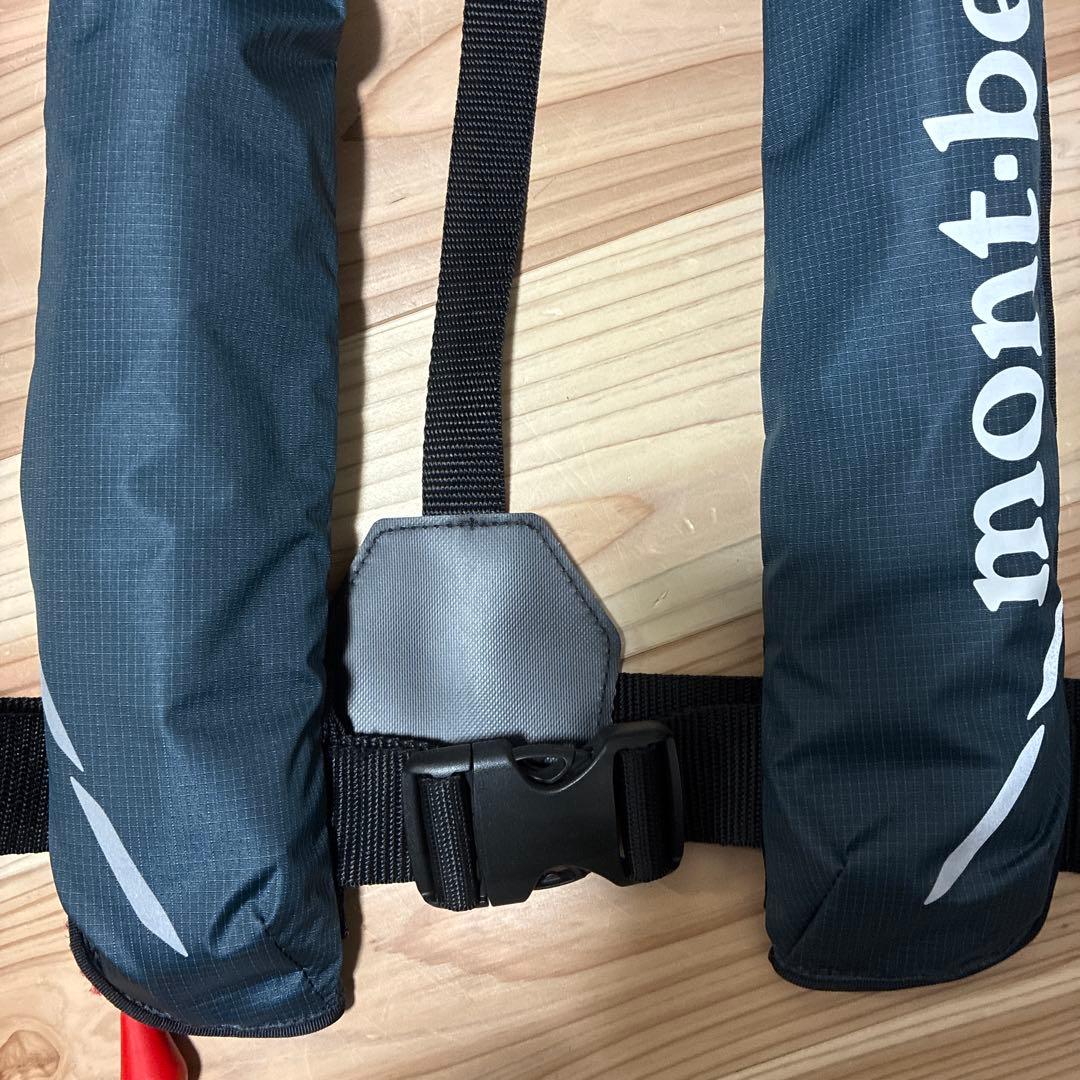 mont-bell インフレータブルライフベスト ブルーグリーン