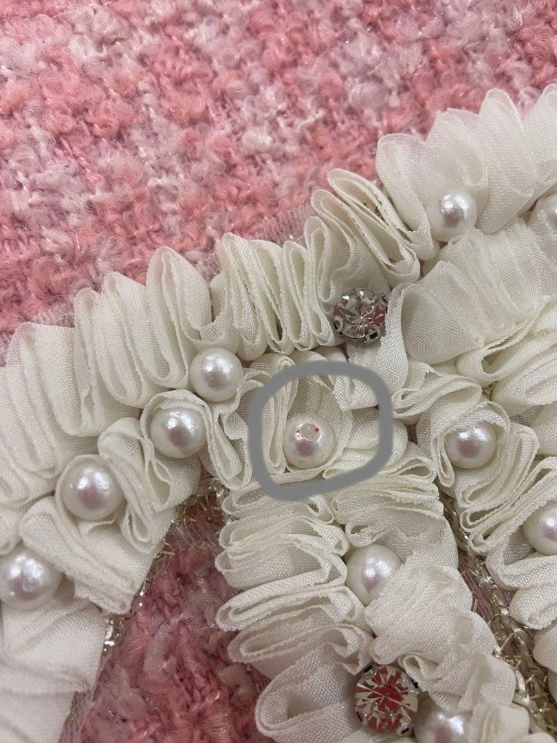 CHANEL トートバッグ　フリル　ビッグココ　シャネルノベルティ　ショルダー