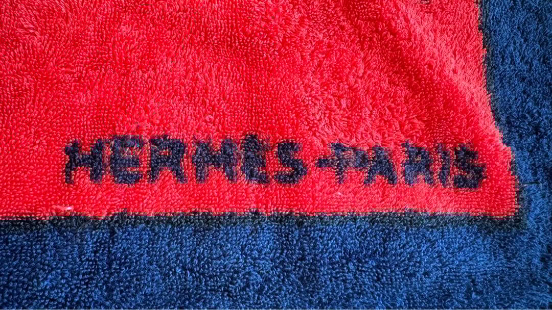 【希少】HERMESエルメス タオルケット　ダルメシアン柄　インテリア