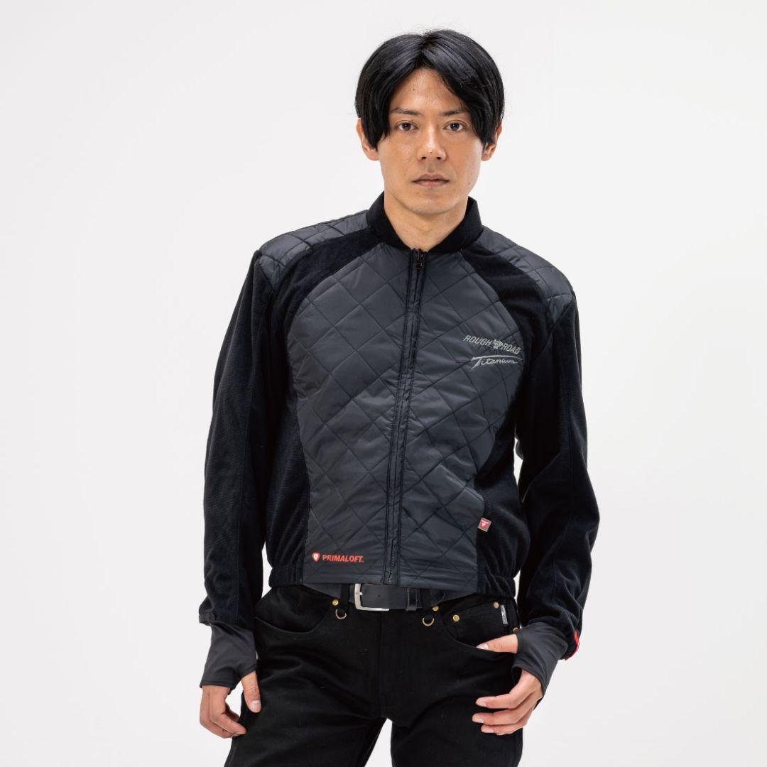 ラフアンドロード プリマロフトチタンスリムインナージャケット RR7994BK2