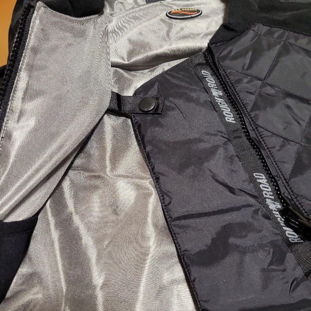 ラフアンドロード プリマロフトチタンスリムインナージャケット RR7994BK2