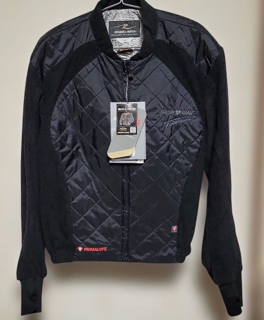 ラフアンドロード プリマロフトチタンスリムインナージャケット RR7994BK2