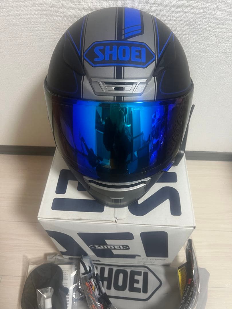 SHOEI Z-7 FLAGGER TC-2 Lサイズ　インカム付き　美品。